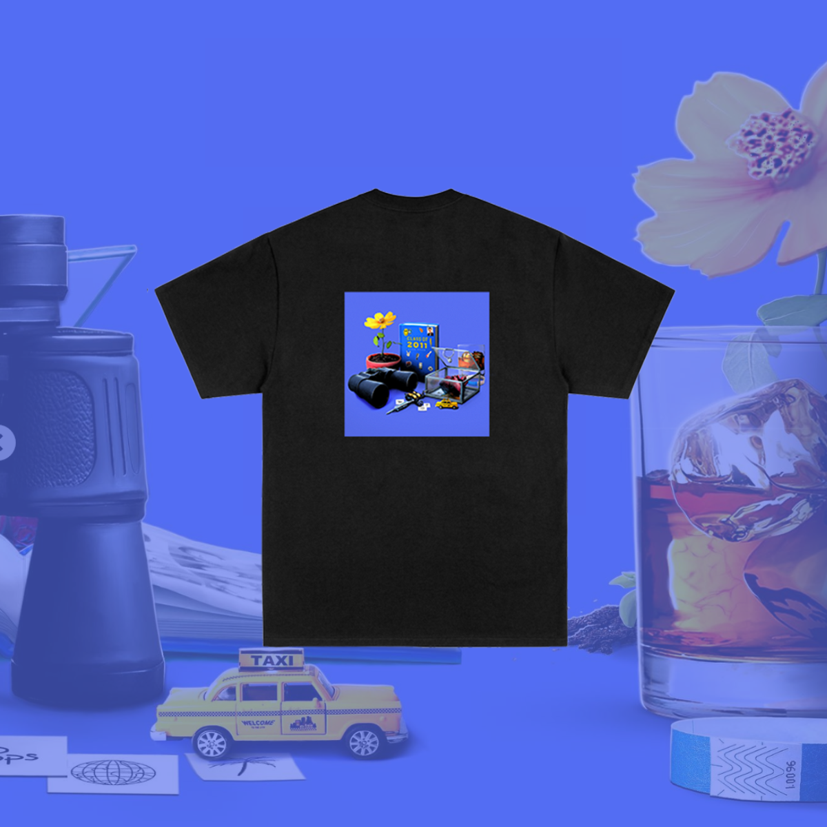 BOATS II Album Black T-Shirt